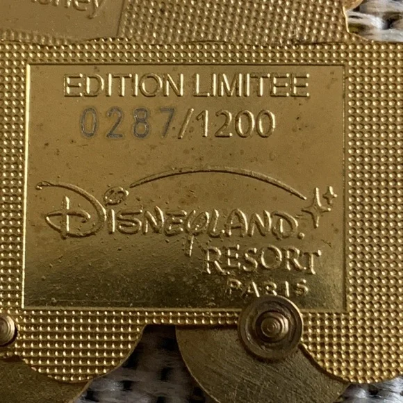 Disneyland Paris resort Fox & Hound - Train Series - LE 1200 Disney Pin 30160 - Picture 10 of 11